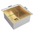 Cuba De Cuba De Cozinha Primaccore Dark Gold Debacco 44x44x20