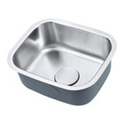 Cuba De Embutir Aço Inox 1mm Escovado C106 45,7x38,1x17,8 Cm