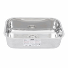 Cuba de Embutir Aço Inox 304 Simples Retangular 56x34x17cm Nº2 Brilhante Prime Tramontina