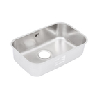 Cuba de Embutir Aço Inox 304 Simples Retangular 56x34x18cm Nº2 Fosca Delinia