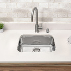 Cuba De Embutir Basic Aço Inox Com Válvula E Sifão 47bl - Tra