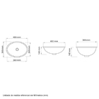 Cuba de Embutir Louça Branca IL65 30x40cm Icasa