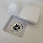 Cuba De Embutir Deca Slim 35x35 Quadrada Branca + Válvula + S