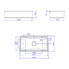Cuba De Embutir Deca Slim 65x35 L.33060.mde.85 Retangular Com