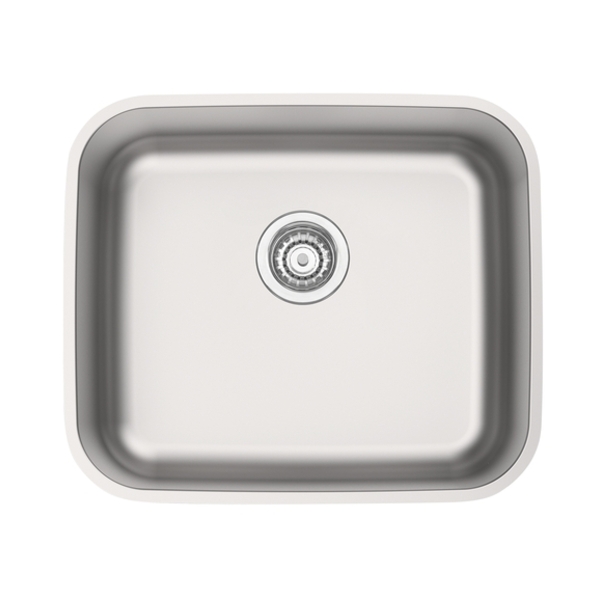 Cuba De Embutir Dora 40 Bl R6 Em Aço Inox Acetinado Com Válvu