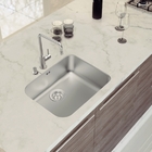 Cuba De Embutir Dora 50 Bl R6 Em Aço Inox Acetinado Com Válvu