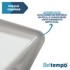 Cuba de Embutir ou Sobrepor 30cm Quadrada Branca