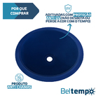 Cuba de Embutir ou Sobrepor 30cm Redonda Azul