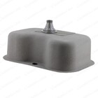 Cuba De Embutir Polida  Aço Inox 201 - 63 X 43 Guimmis.casa