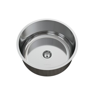 Foto de Cuba De Embutir Premium Rd 370x370mm Prof. 150mm Alto Brilho