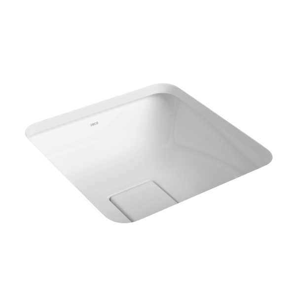 Cuba de Embutir Quadrada Branca 13,5x35x35cm Slim Deca