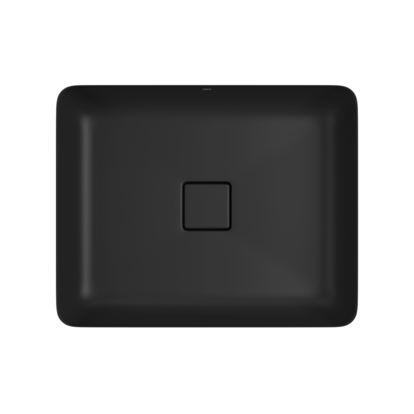 Cuba de Embutir Retangular Preta 13,5x55x45cm Slim Deca