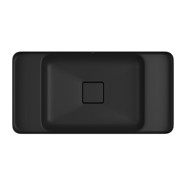 Cuba de Embutir Retangular Preta 15x65x35cm Slim Deca