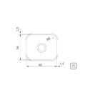 Cuba De Embutir Tramontina 40 X 34 X 14 Cm Basic 40 Bl Standa