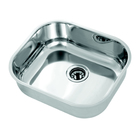 Cuba de Embutir Válvula 3.5 Aço Inox 304 Simples 43x37x15cm Nº0 Polida Delinia