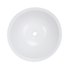 Cuba De Encaixe Redonda Resina Premium Branca - Sanit