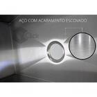 Cuba De Inox 80x40 Quadrada Cozinha Pia Varanda C/ Escorredor