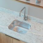 Cuba De Inox Para Cozinha N3 40x34x17cm Polida Com Válvula Gh