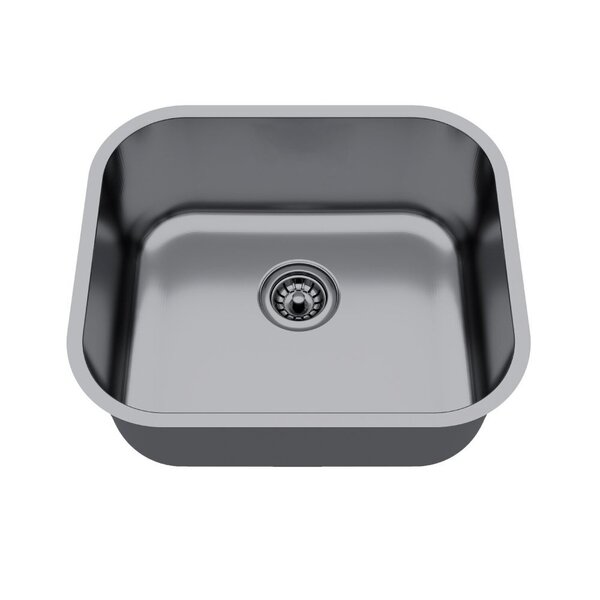 Cuba De Inox Para Cozinha N3 40x34x17cm Polida Com Válvula Gh