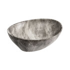 Cuba De Louça Apoio Oval 41 Cm (bari Mármore Grigio)