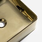 Cuba De Louça Apoio Quadrada 36 Cm (pienza Dourada)