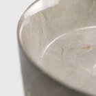 Cuba De Louça Apoio Redonda 31 Cm (zara Mármore Bronze Armani)
