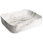 Cuba De Louça Apoio Retangular 51 Cm (Valença Mármore Carrara)