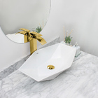 Cuba De Louça Cerâmica Sobrepor Apoio Banheiro Pia 57x37 Cm