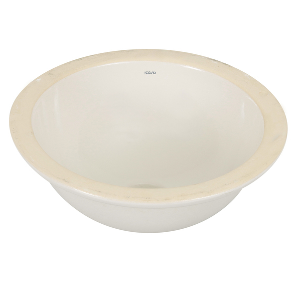 Cuba De Louça Embutir Redonda Palha 36cm - Icasa