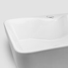 Cuba De Louça Semi Encaixe Retangular 48 Cm (sicília)