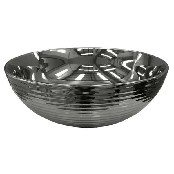 Cuba De Porcelana Para Banheiro - Acabamento Cromado - Rubine