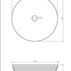Cuba De Porcelana Para Banheiro - Acabamento Cromado - Rubine