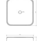 Cuba De Porcelana Para Banheiro - Acabamento Preto Brilho Com
