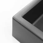 Cuba De Semi Encaixe (grafite Fosca)