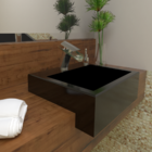 Cuba De Semi Encaixe (preta)