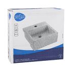 Cuba de Semi Encaixe Nancy Com Mesa 43x42 cm Preta Sensea