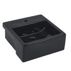 Cuba de Semi Encaixe Nancy Com Mesa 43x42 cm Preta Sensea