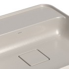 Cuba De Semiencaixe Deca 40x40 L.61040.m.26 Quadrada Com Mesa