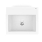 Cuba De Sobrepor Com Mesa Quadrada Loft 41x37,5cm Branca