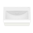 Cuba De Sobrepor Com Mesa Quadrada Loft 41x37,5cm Branca