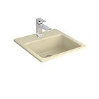 Cuba de Sobrepor Cerâmica Quadrada Creme 18,5x42x42cm L.730.37 Deca