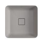 Cuba De Sobrepor Deca 40x40 L.21040.85 Quadrada Soft Antracite