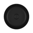 Cuba De Sobrepor Deca Slim 40x40 Redonda Ébano Fosco + Válvul