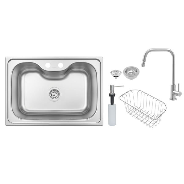 Cuba De Sobrepor Em Aço Inox Tramontina Morgana 60 Fx Com Aca