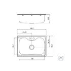 Cuba De Sobrepor Em Aço Inox Tramontina Morgana 60 Fx Com Aca