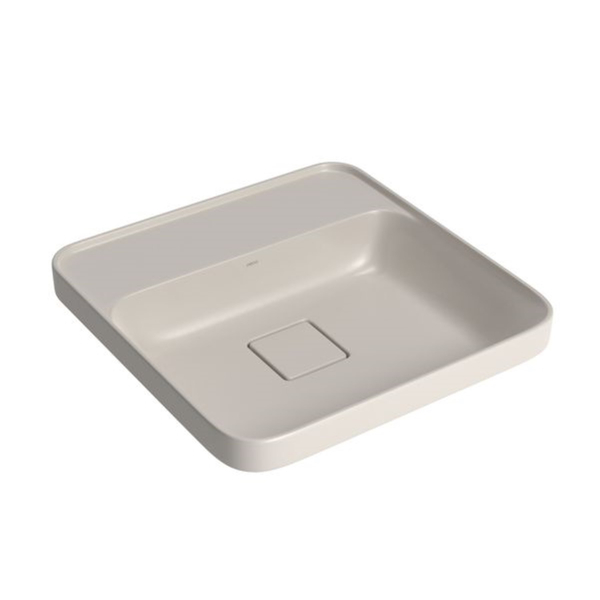 Cuba de Sobrepor Louça Bege Quadrada 41,5x40cm Deca