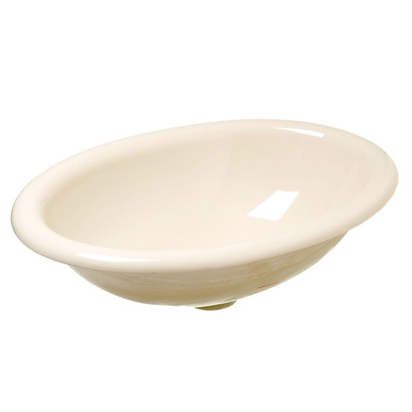 Cuba de Sobrepor Oval Areia 15x44,5x32,5cm Icasa