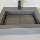 Cuba De Sobrepor Porcelanato Cinza Polido.