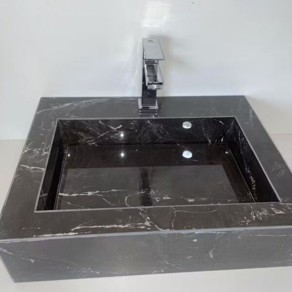 Cuba De Sobrepor Porcelanato Nero Realce.