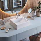 Cuba De Sobrepor Quadrada Para Banheiro E Lavabo C006 Placa&p